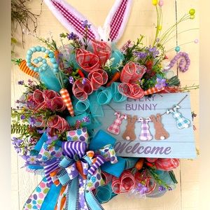 Easter wreath clearance